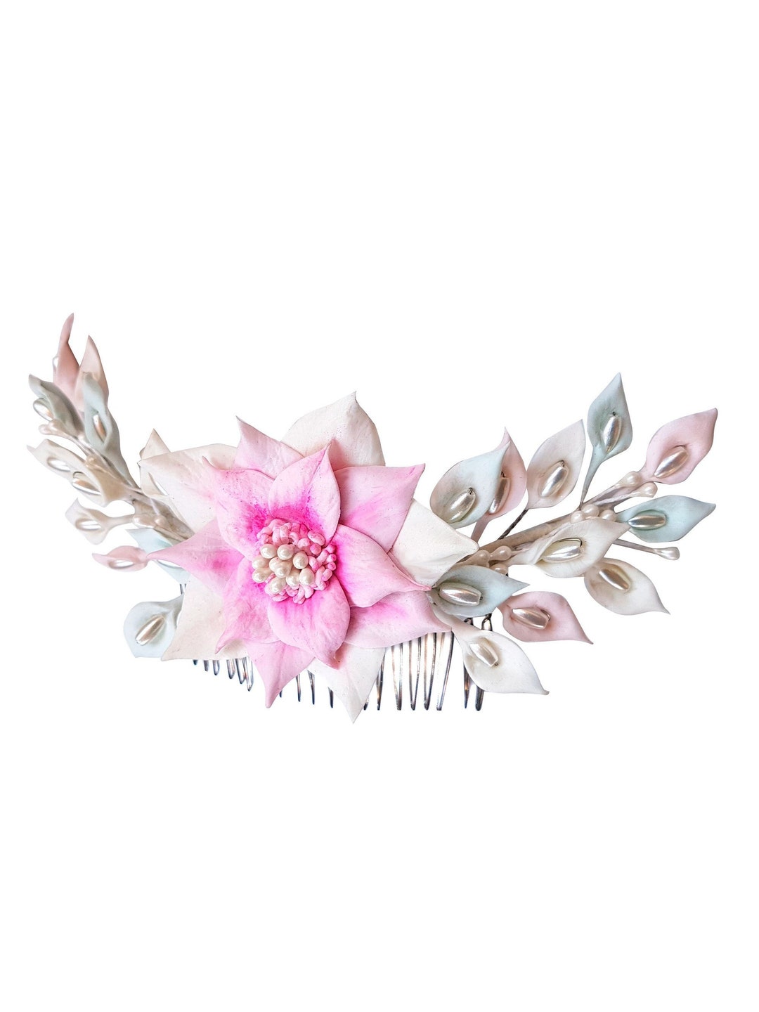 AHONEY Corona Di Fiori Per Donna Oro/Rosso/Rosa: Copricapo Floreale Per Matrimonio, Sposa, Festa E Accessori Capelli - 5