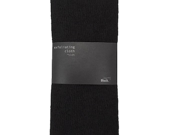 2 All Black Exfoliating Cloth Japan Wash Cloth Washing Minimal Bathroom Decor Practical Gothic Gift B1ack Long Body Exfoliation loofah