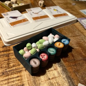 Wingspan Eggs and Food Organizer for Base Game Set of 2
