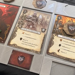 Mage Knight Player Unit dashboard