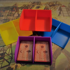 Support pour jeu de cartes pour mini-cartes européennes avec ou sans pochette - 28 mm, 40 mm ou 60 mm de haut Viticulture-Builders of Blankenburg