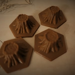 Tree Stumps for Gloomhaven Board Game- Set of 4