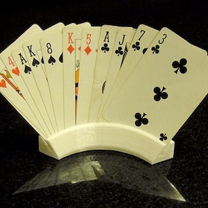 Porta naipes - Porta cartas curvo