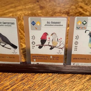 Wingspan Log Aviary Card Holder