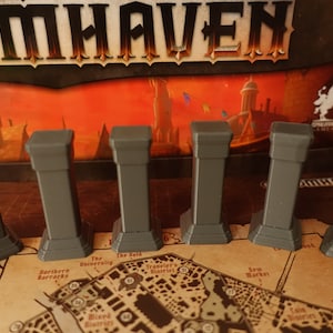 Stone Pillars for Gloomhaven 6 Piece Set