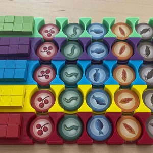Organizador de inventario de jugadores de Wingspan