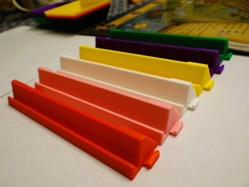 Modular Playing Card Holder - Cardholder with Connectors to make any length image 1