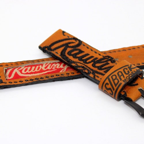 Baseball Glove Leather Watch Band With PATCH rawlings Etsy