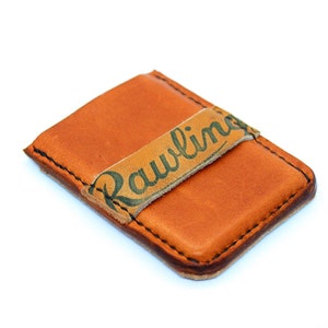 Minimalistic Baseball Glove Leather Wallet 100% Handmade Baseball Glove Leather Minimalistic Wallet image 7