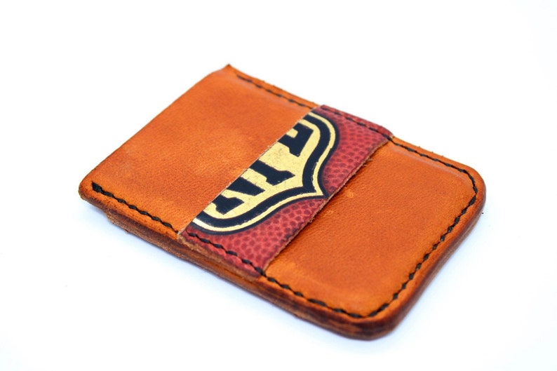 Minimalistic Baseball Glove Leather Wallet 100% Handmade Baseball Glove Leather Minimalistic Wallet image 8