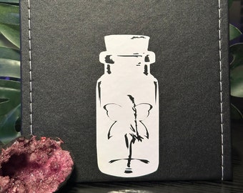 Fairy Bottle Sticker, Fairy Jar Decal, Fairy Sticker, Fairy Decal, Fairy Silhouette