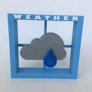 Weather Chart, Joy School, Pre-school, Homeschool, 3D Printed - Etsy