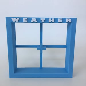 Weather Chart, Joy School, Pre-school, Homeschool, 3D Printed - Etsy