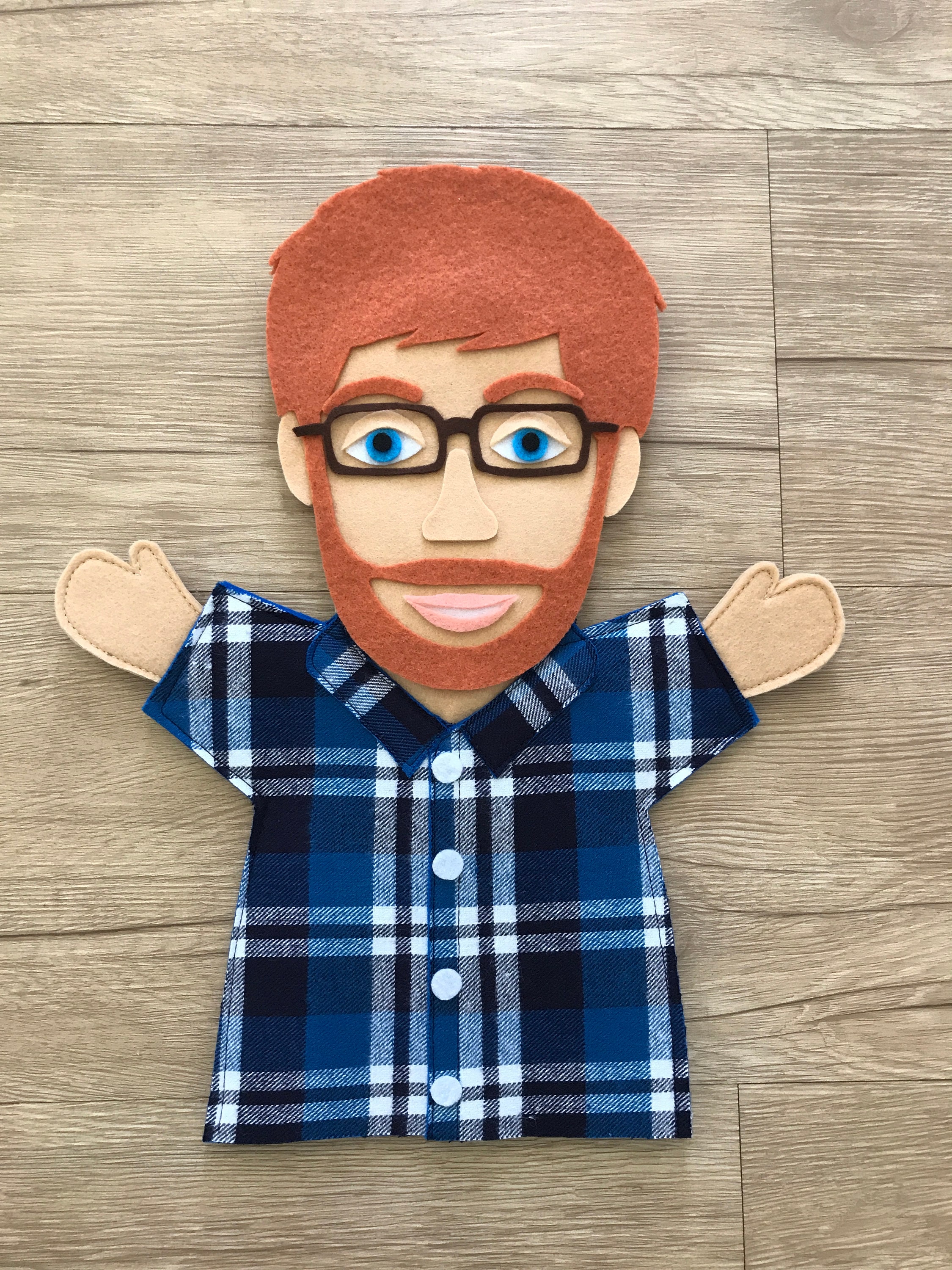 Custom Hand Puppet Made to Order Ready Made Felt Puppet Etsy