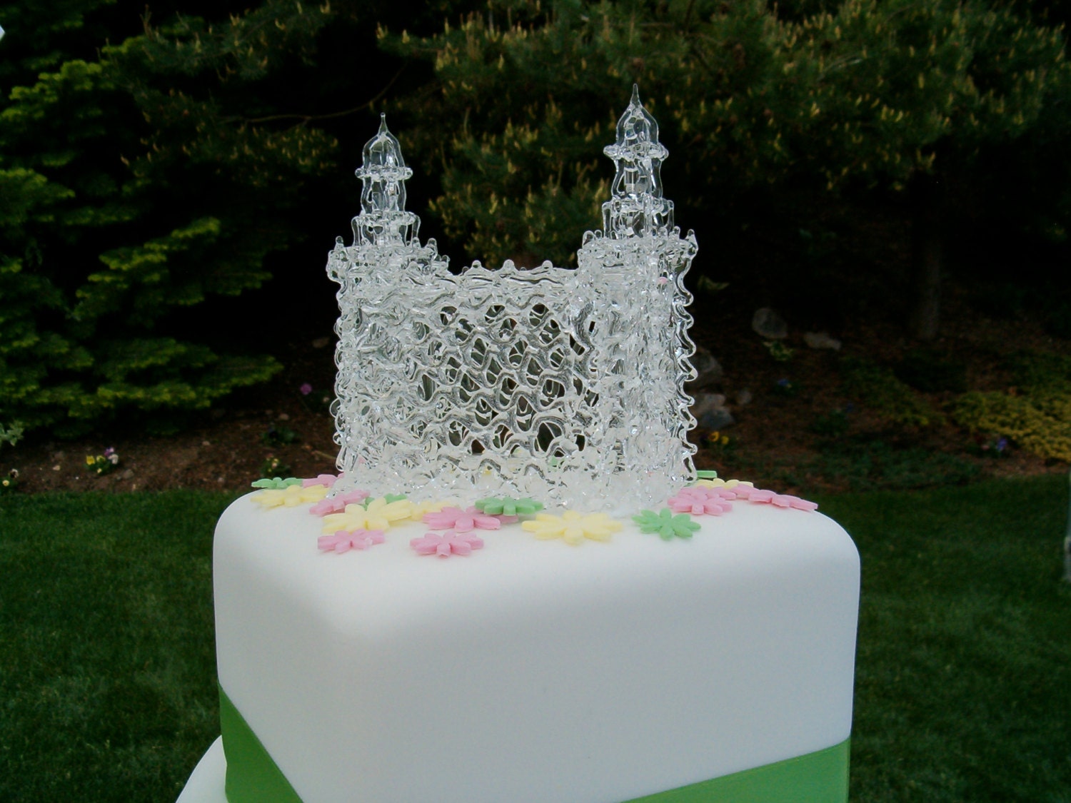 LDS Glass Salt Lake City Temple Large Etsy