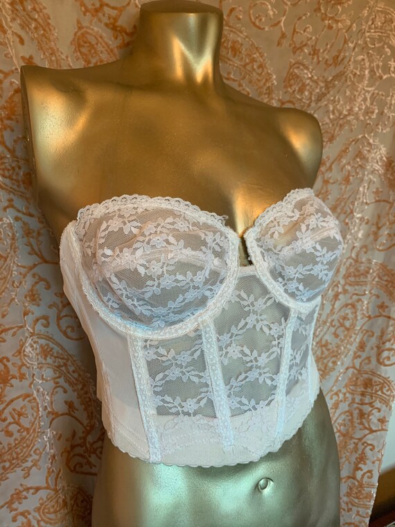 1950s Incredible Cream Corset/Bustier 34C - image 2