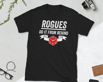 Rogue DnD T-Shirt: Dungeons and Dragons Nerdy Gift