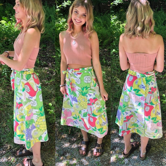 Vintage Fruit Skirt