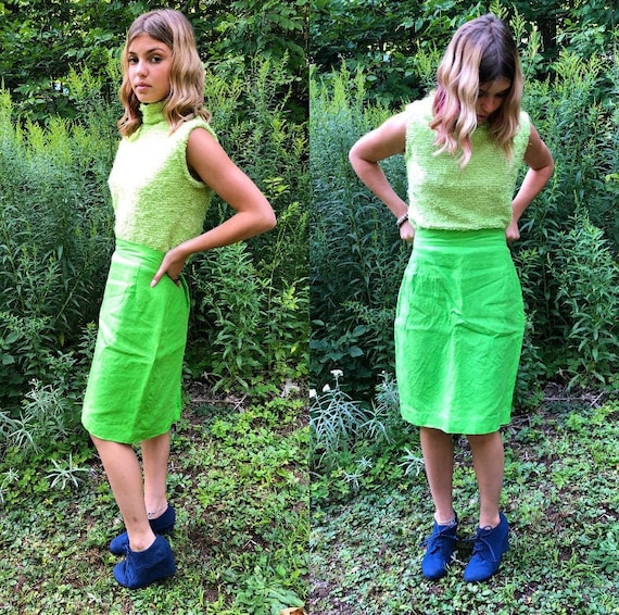 Lime Green Skirt