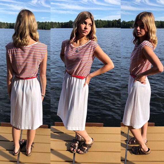 Sixties Striped Dress