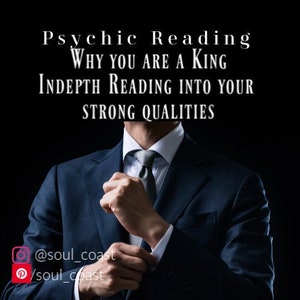 Lectura psíquica para la confianza en uno mismo, por qué eres un rey, tirada de tarot del amor propio, lecturas psíquicas para hombres