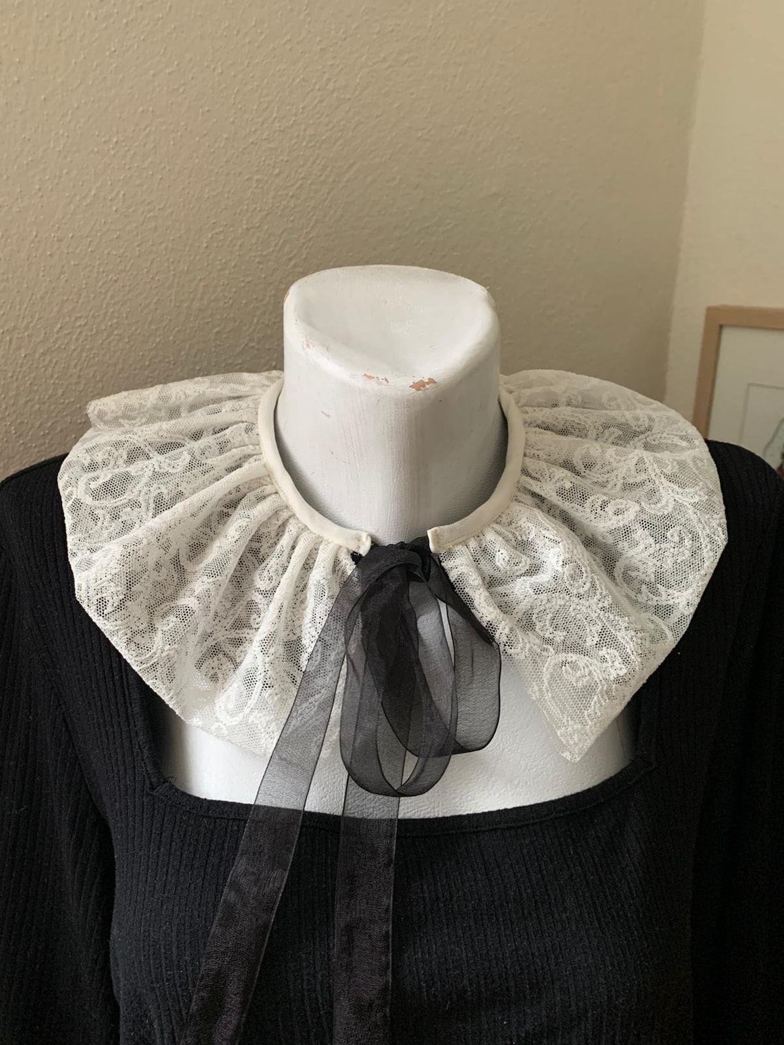 Peter Pan Collar Detachable Collar Lace Collar Vintage Etsy