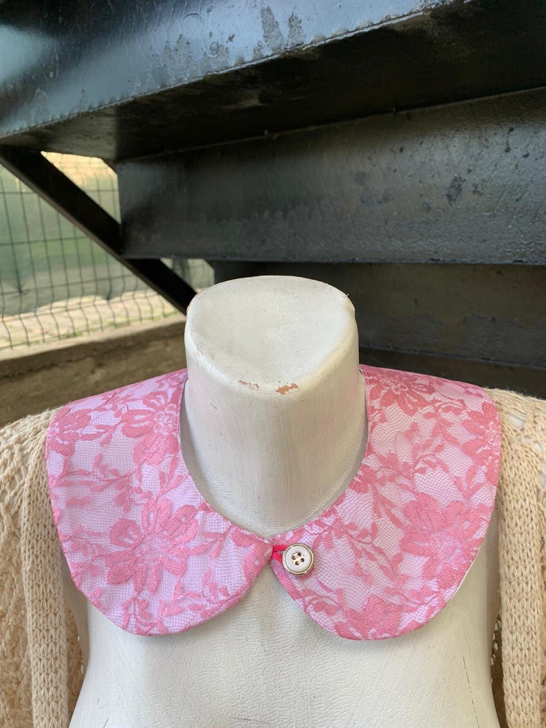 Detachable Collar Lace Collar,Handmade Jewelry,Peter Pan Romantic Collar Lace Necklace Collar