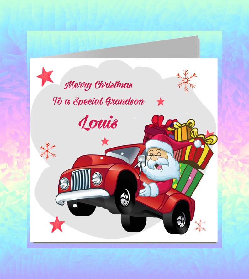 Personnalisé carte de Noël Mens Boys Son Petit-fils Frère Papa | Etsy Personnalisé carte de Noël Mens Boys Son Petit-fils Frère Papa | Etsy