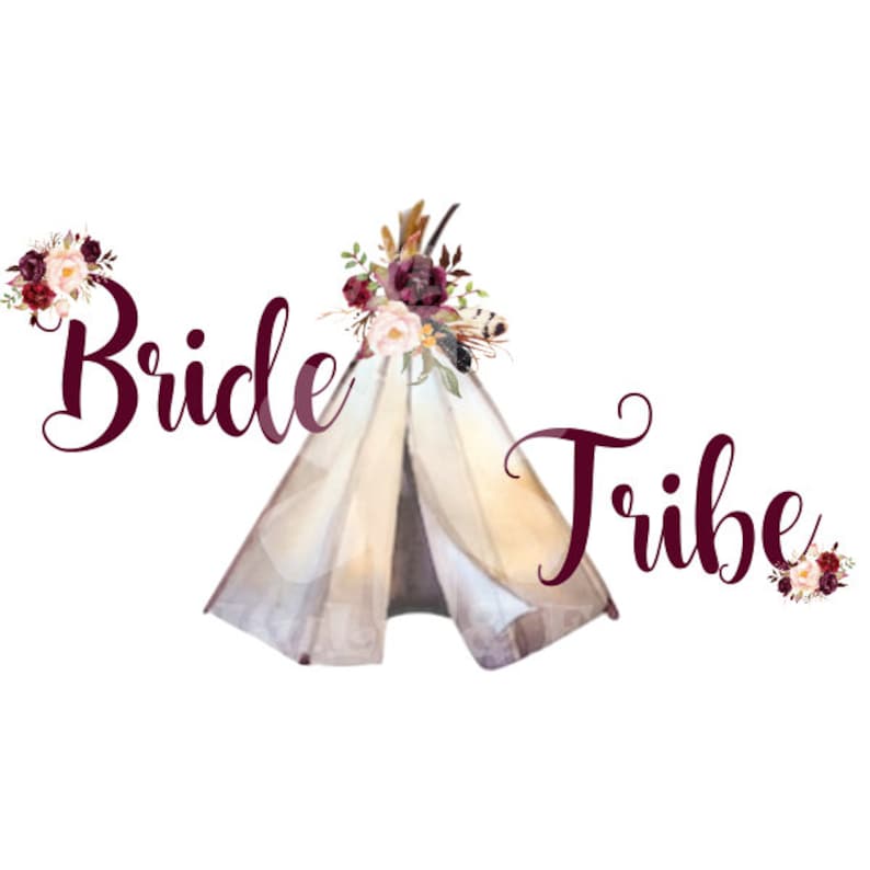 Bride Tribe PNG INSTANT DOWNLOAD Sublimation Design This | Etsy