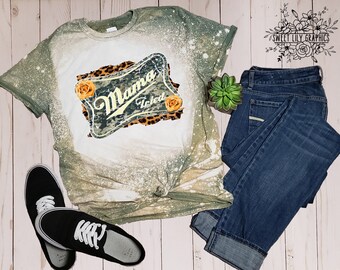 Mama Tried Bleach Tee, Acid Washed
