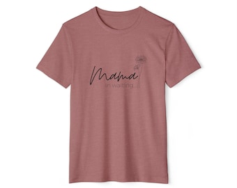 Mama in waiting tee infertility gift rainbow baby Recycled Organic TShirt