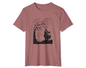 Wuthering heights book tee book lover tee Emily Bronte Bronte tee heathcliff Organic TShirt