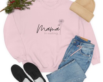 Mama in waiting sweatshirt infertility gift rainbow baby