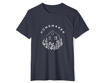 Homemaker tee organic cotton biblical homemaking crunchy mama home stay at home mama