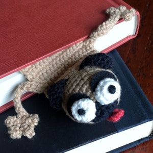 The Ugly Pugly Crocheted Bookmark PDF Pattern Crochet Pug Pattern Instant Download DIY Book Lover Pattern Make Your Own Bookmarks image 6
