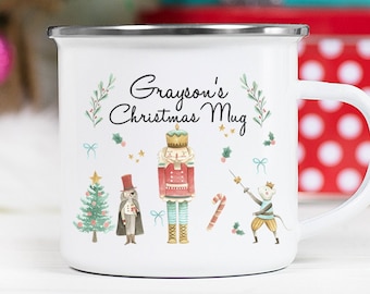 Personalized Holiday Gift - Christmas Mug - Nutcracker - Hot Chocolate Mug - Christmas Gift For Kids - Personalized Gifts - Kid Mug - Boys