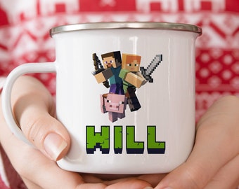 Gifts for Kids Personalized - Kid Mug - Gamer Mug - Video Game Mug - Personalized Gift - Hot Chocolate - Hot Cocoa - Christmas Gift for Boys