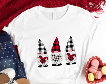 Kids Valentines Shirt - Gnome Valentines Shirt - Girls Valentines Day Shirt - Baby Valentines Shirts - Girls Valentine Shirt - Family Shirts