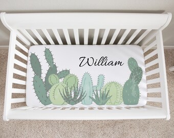cactus crib bedding set boy