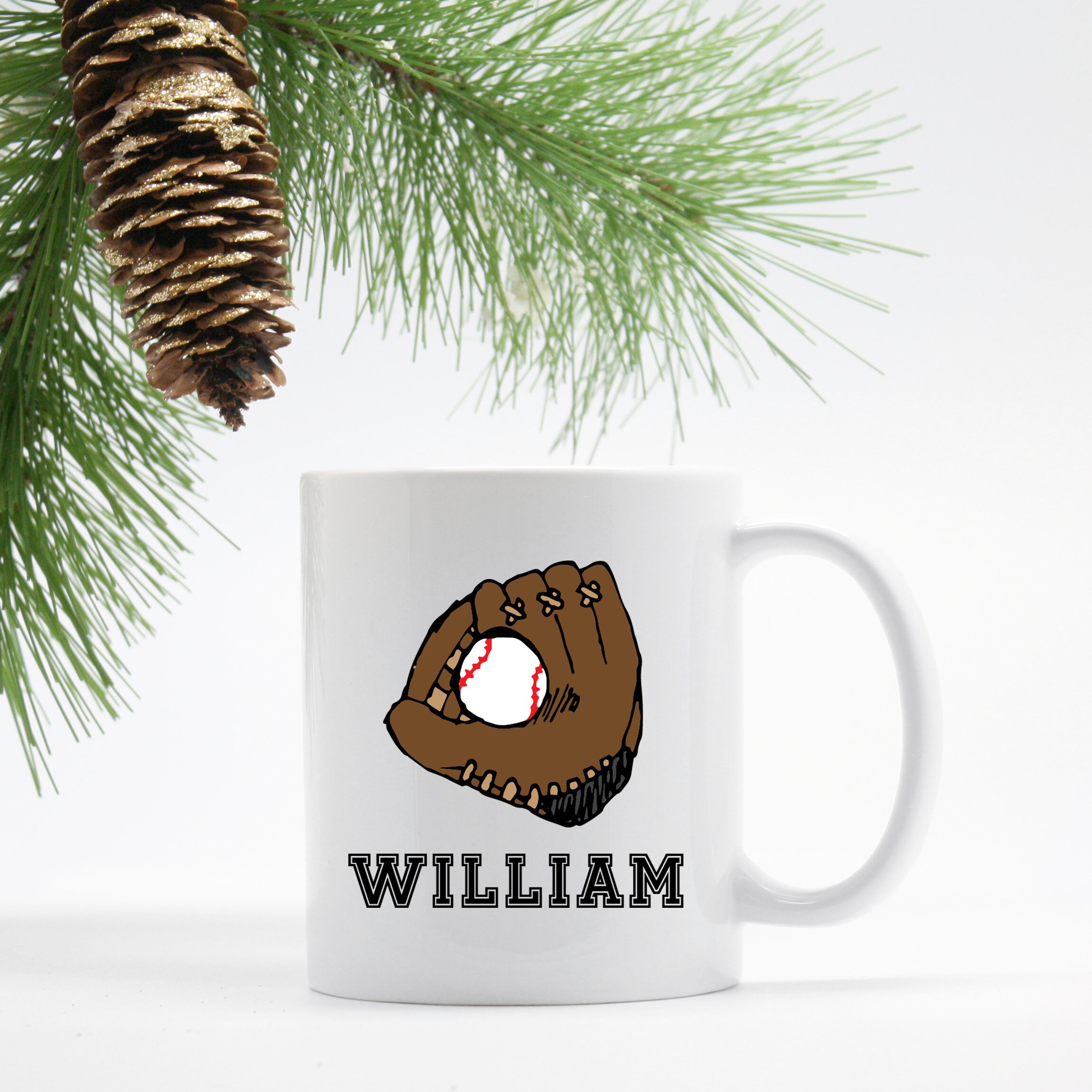 Personalized Baseball Mug Custom Boy Mug Kids Hot Etsy