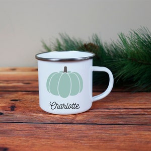 Pumpkin Fall Coffee Mug, Fall Hot Chocolate Mug, Autumn Decor, Cute Coffee Mug, Farm House Decor, Gifts for Fall, Pumpkin Mug, Gift for Her image 4