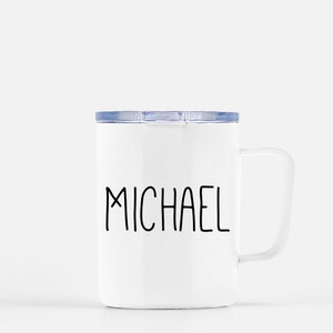 Personalized Mug Personalized Gift Name Mug Modern Christmas Minimalist Mug Christmas Gift Hot Chocolate Coffee Gift for Him image 6