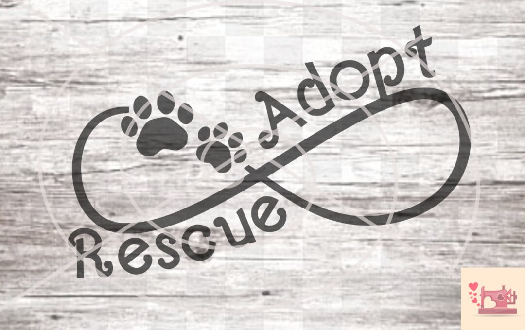 Adopt and Rescue Support SVG - Etsy