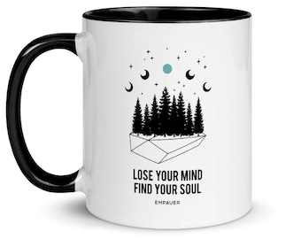 Lose Your Mind, Yoga Mug, Sage Smudging, Meditation, Chakra Balancing, crystal lover, Astrology, Wiccan, Mountain, Explore the outdoors