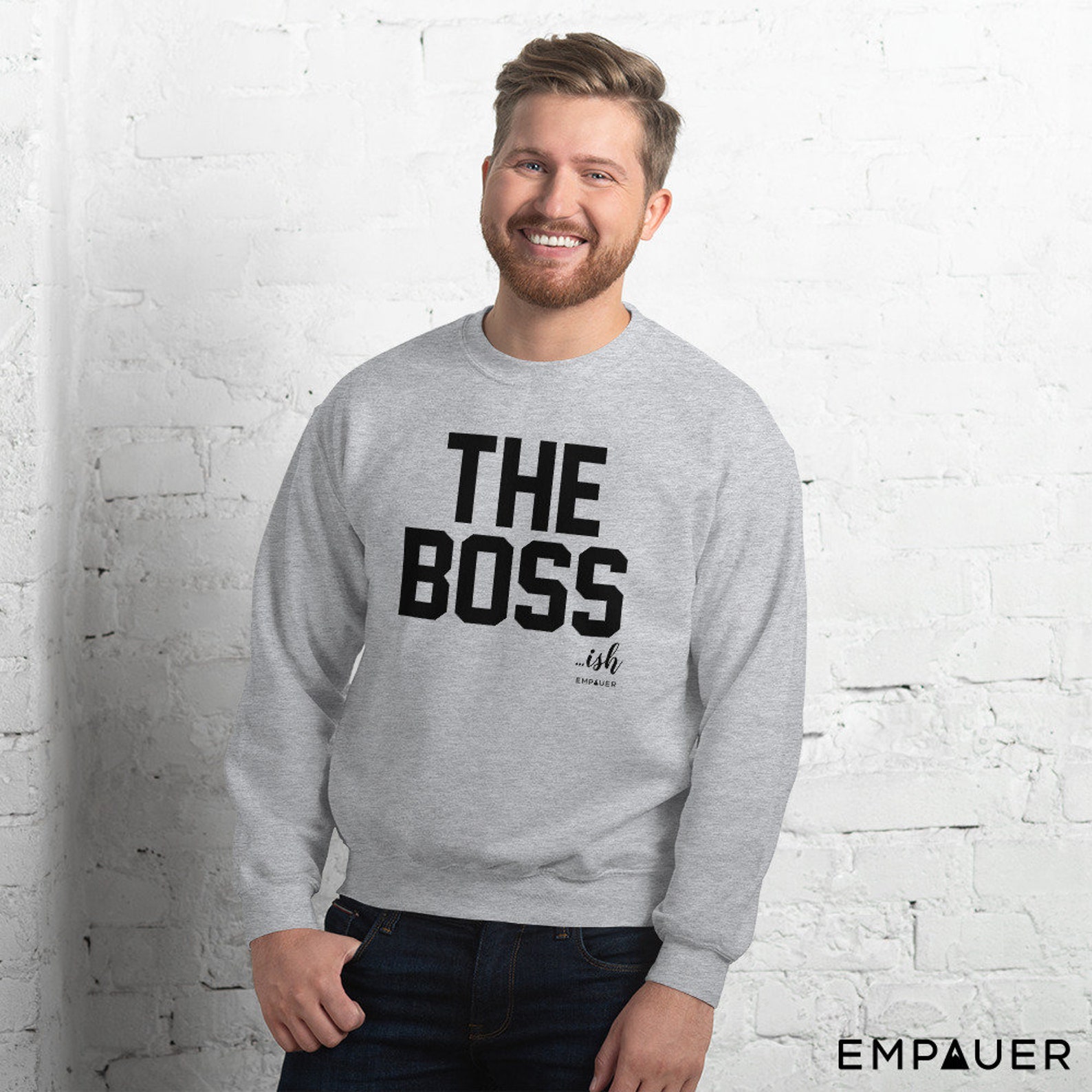 The Boss Sweatshirt Women Sweatshirts With Sayings Gift for | Etsy