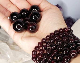 Mini Star Garnet Spheres, Garnet crystal balls