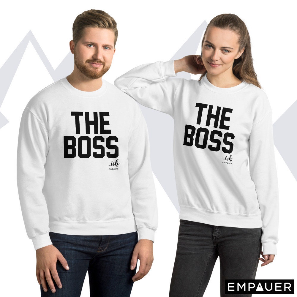 The Boss Sweatshirt Women Sweatshirts With Sayings Gift for | Etsy