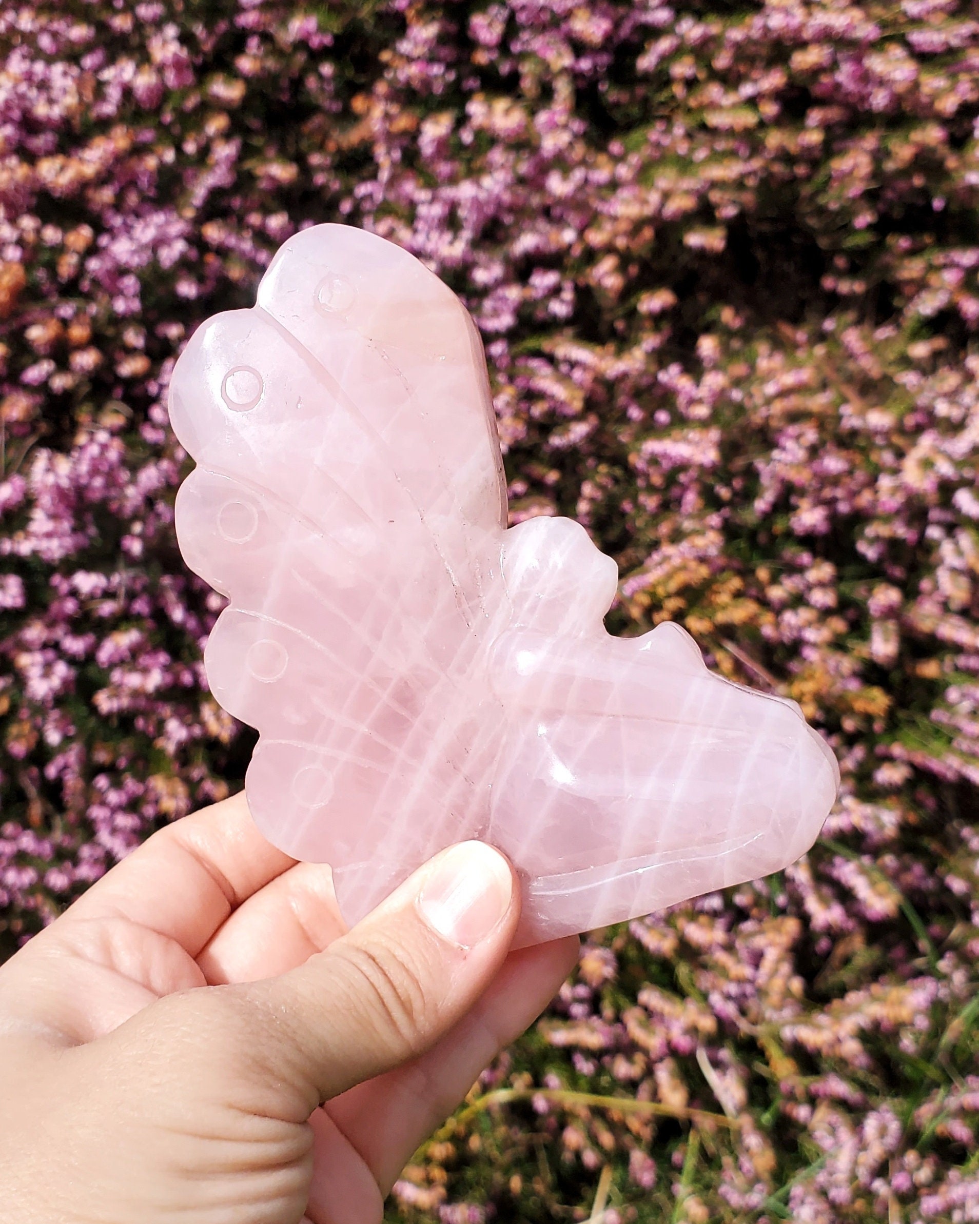 Rose Quartz Fairy Carving, Rose Quartz Carving, Fairy Carving, Collector's piece