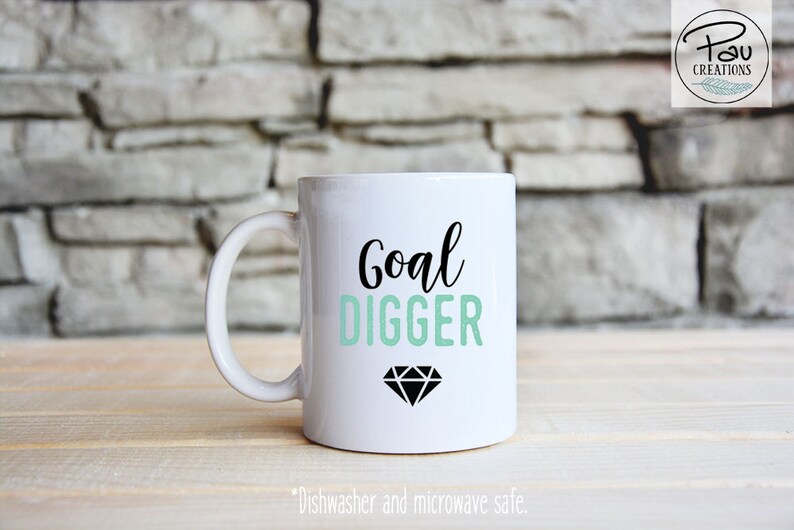 Goal digger mug entrepreneur mug boss mug gift for image 0