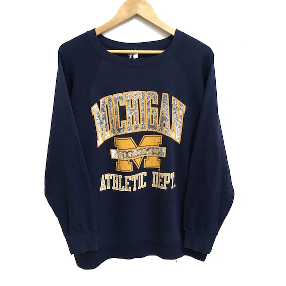 RARE!!! Vintage MICHIGAN Athletic Sportswear Big L
